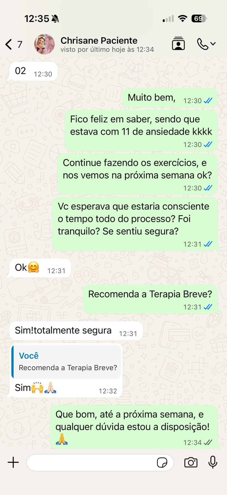 Depoimento real 6 - Portal da Consciência Criadora